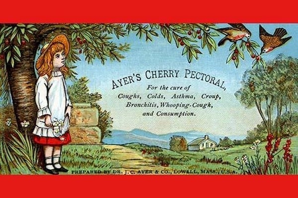 Ayer's Cherry Pectoral - Art Print
