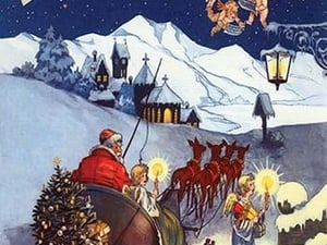 Happy Blessed Christmas time by P.L. - Art Print