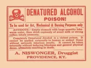 Denatured Alcohol - Art Print