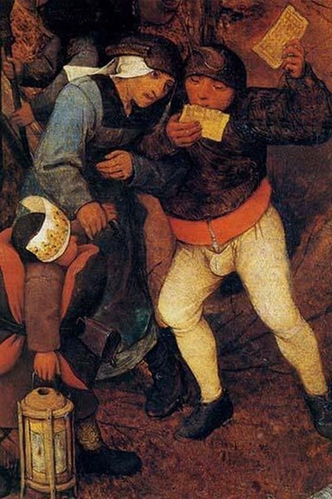 Beginning of Spring - Detail - by Pieter the Elder Brueghel #3 - Art Print