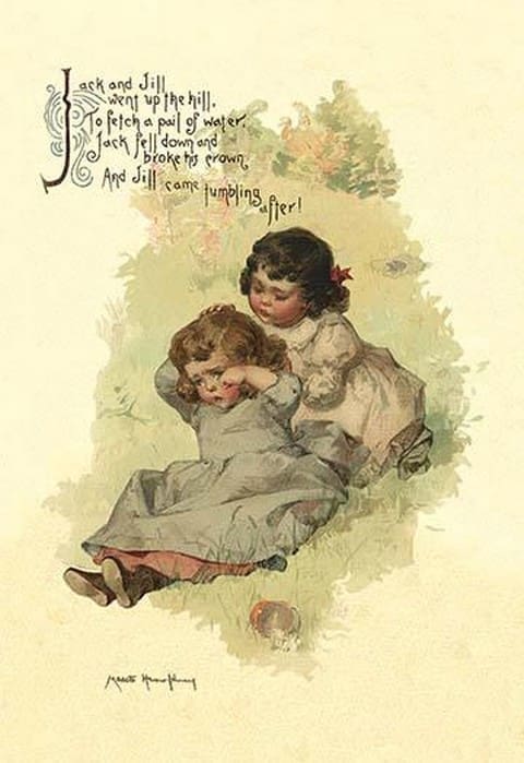 Jack and Jill by Maud Humphrey - Art Print