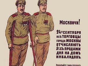 Moscow Merchants to Crippled Soldiers - Art Print