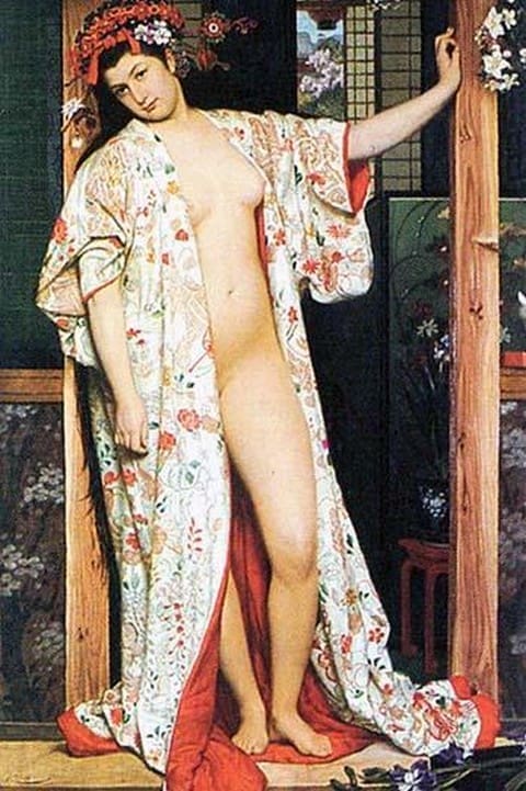 The Japanese Bath by James Tissot - Art Print
