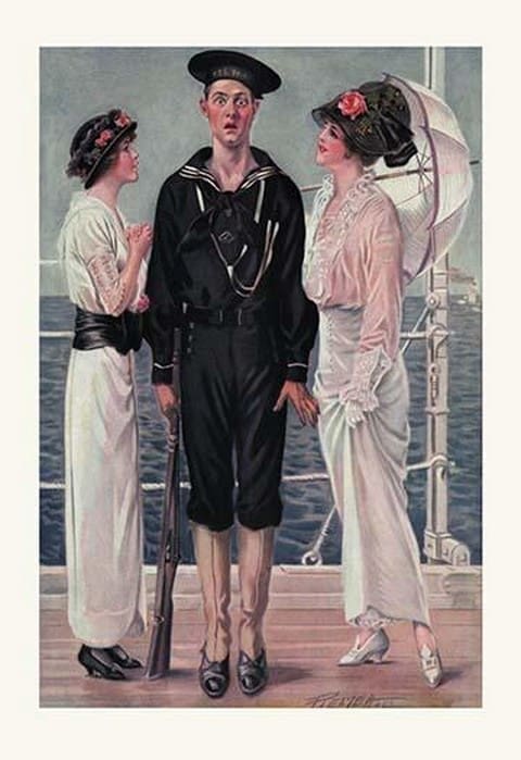Inspecting the Troops - Art Print