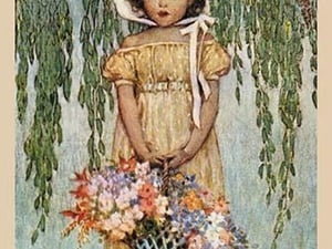 A Posy by Jessie Willcox Smith - Art Print