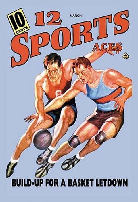 12 Sports Aces: Build up for a Basket Letdown - Art Print
