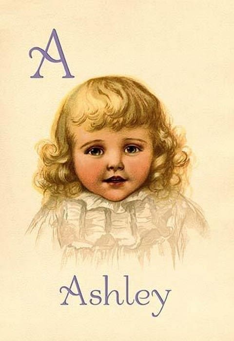 A for Ashley by Ida Waugh - Art Print