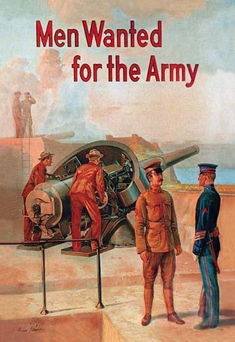 Men Wanted for the Army by Michael P. Whalen - Art Print