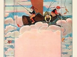 All Night Long Their Nets they Threw by Eugene Field #2 - Art Print