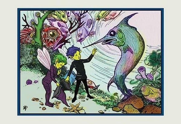 A Hole in Fairyland by Rosa C. Petherick - Art Print