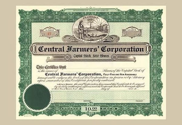 Central Farmers' Corporation - Art Print