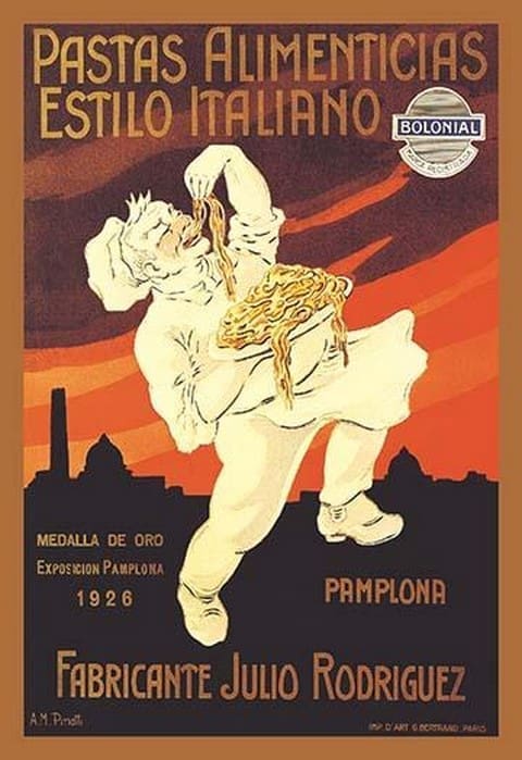 Pastas Alimenticias Estilo Italiano by Pinetti - Art Print