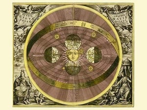 Sceno Systematis Copernicani by Andreas Cellarius - Art Print