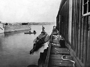The Holland Submarine Torpedo Boat #2 - Art Print