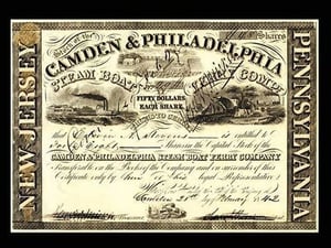 The Camden & Philadelphia Steam Boat Ferry Company - Art Print