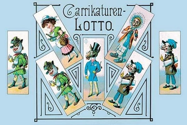 Carrikaturen Lotto - Art Print