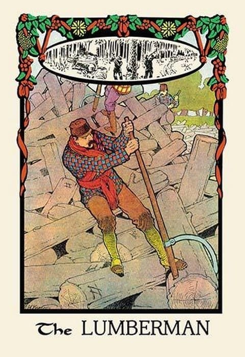 The Lumberman by H.O. Kennedy - Art Print