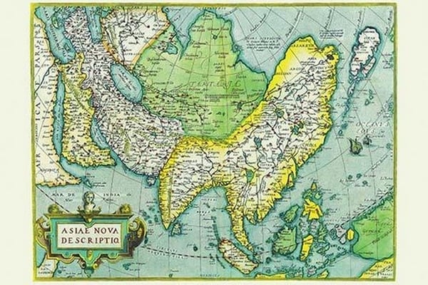 Asia by Abraham Ortelius - Art Print