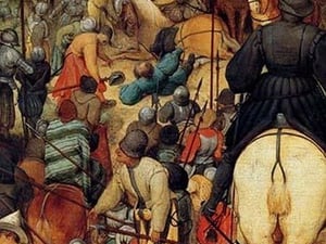 Conversion of St.Paul - Detail - by Pieter the Elder Brueghel - Art Print