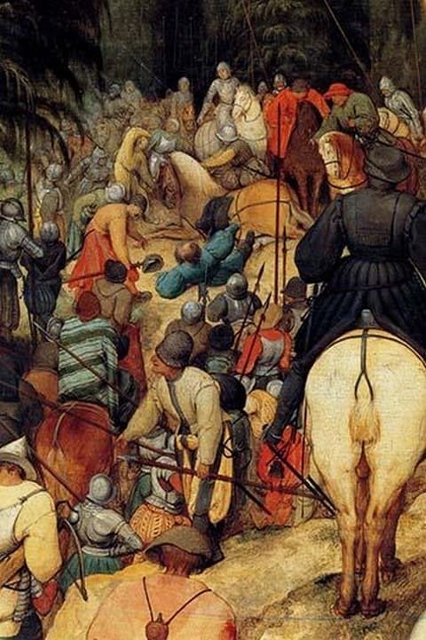 Conversion of St.Paul - Detail - by Pieter the Elder Brueghel - Art Print