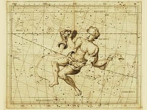 Aquarius by Sir John Flamsteed - Art Print