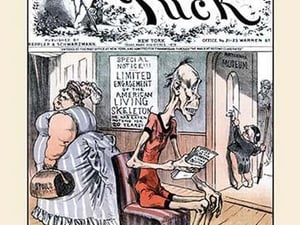 Puck Magazine: A New Attraction at the National Museum by Frederick Burr Opper - Art Print