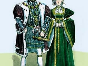 Henry VIII and Ann of Cleeves by Richard Brown - Art Print
