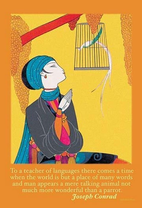 Teacher of Languages by Omar Khayyam - Art Print