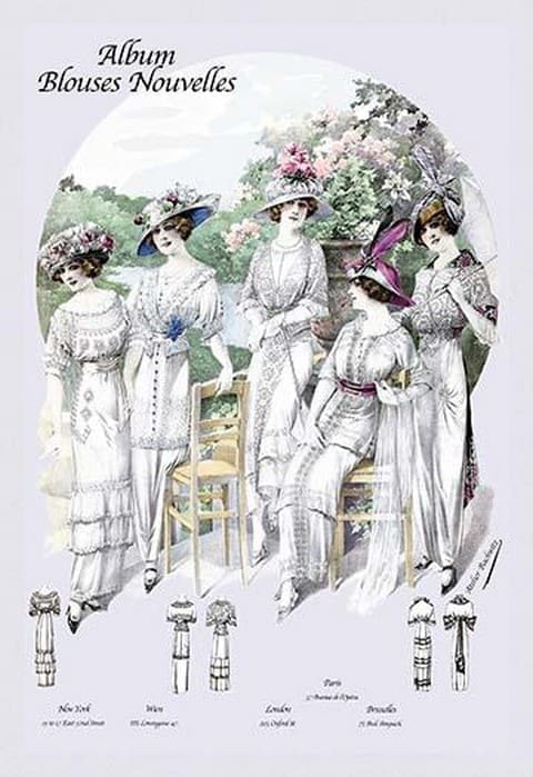 Album Blouses Nouvelles: For a Morning Event by Atelier Bachroitz - Art Print