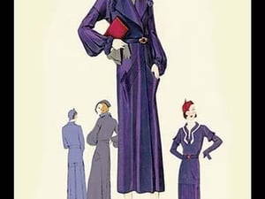 Modeles Originaur: A Blue Overcoat by Atelier Bachroitz - Art Print