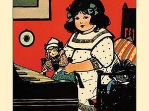 Dolly's Music Lesson by Rosa C. Petherick - Art Print