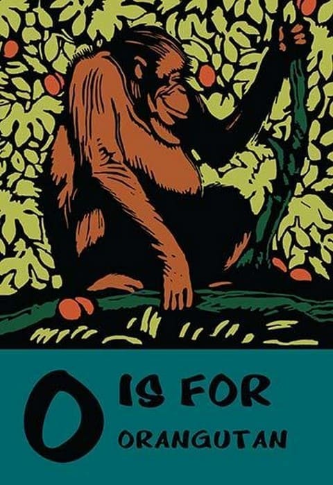 O is for Orangutang by Charles Buckles Falls - Art Print