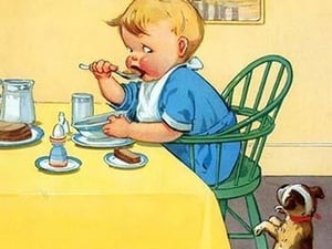 Breakfat Food by Mildred Plew Merryman - Art Print