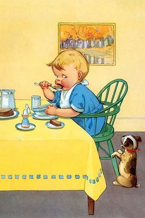Breakfat Food by Mildred Plew Merryman - Art Print