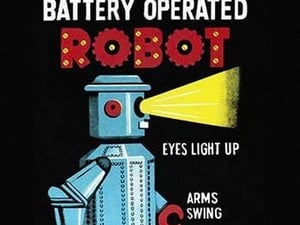 Electric Remote Control Battery Operated Robot - Art Print