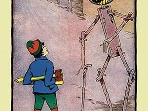 Tip and Jack Pumkinhead by John R. Neill - Art Print