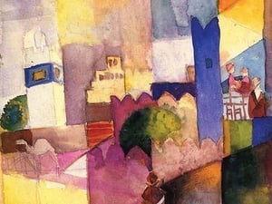 Kairouan by August Macke - Art Print