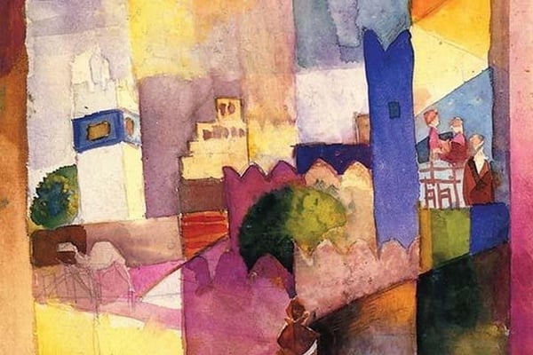 Kairouan by August Macke - Art Print