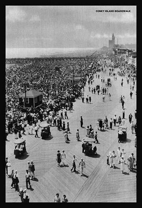 Coney Island Boardwalk - Art Print