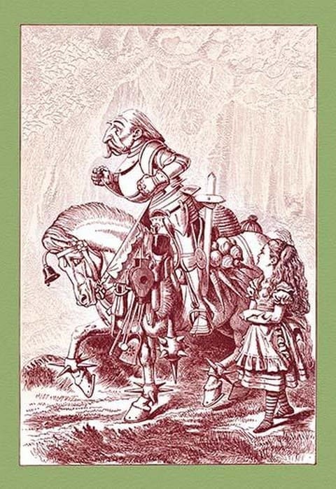 Through the Looking Glass: Scene from Through the Looking Glass by John Tenniel - Art Print