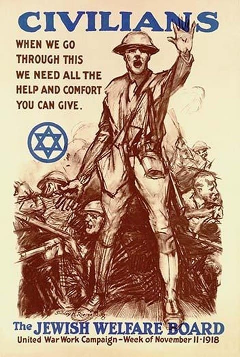 Civilians: The Jewish Welfare Board - Art Print