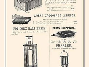 Chocolate Melter & Popcorn Ball Press - Art Print