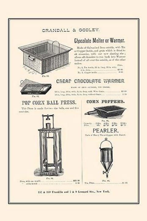 Chocolate Melter & Popcorn Ball Press - Art Print