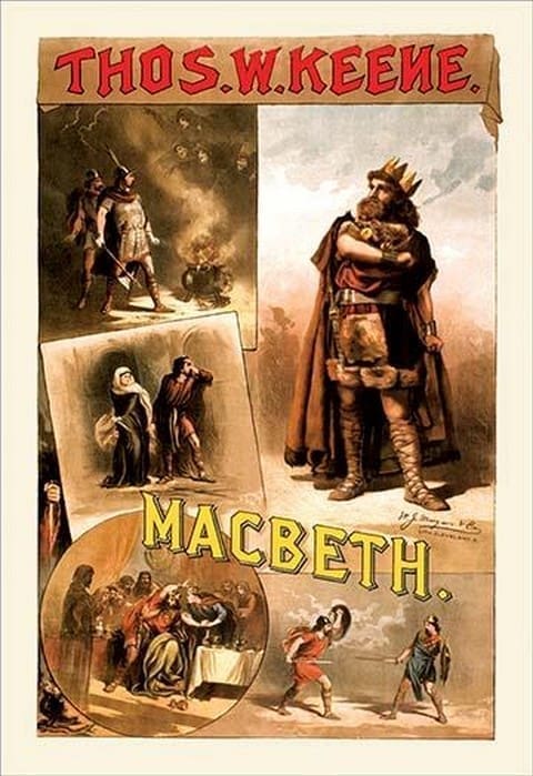 Thos W. Keene as Macbeth by W.J. Morgan & Co. - Art Print