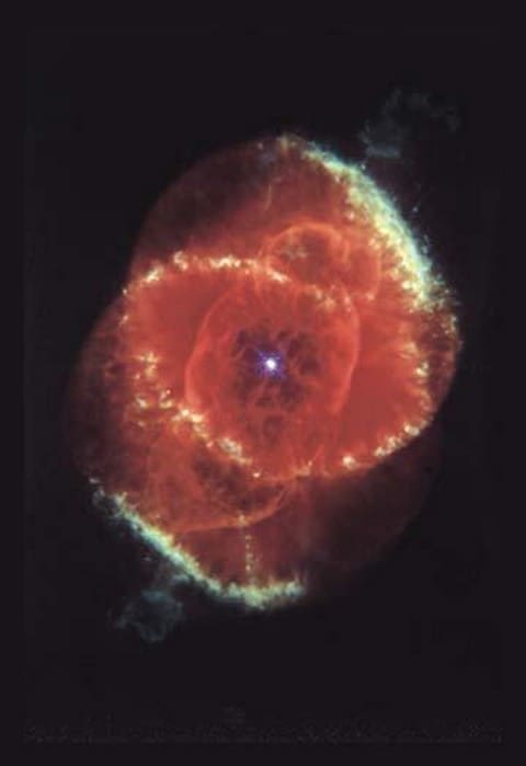 Cat's Eye Nebula by NASA - Art Print