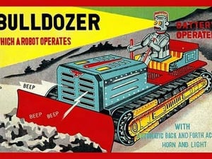 Bulldozer which a Robot Operates - Art Print