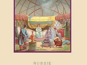 A Russian Kibitka by Auguste Racinet - Art Print