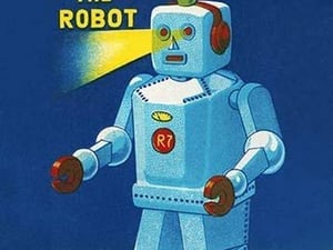 Flashy Jim - The Robot - Art Print