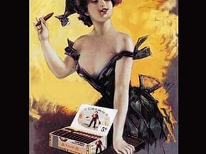 A Good Cigar - Rudyard Kipling by Wilbur Pierce - Art Print