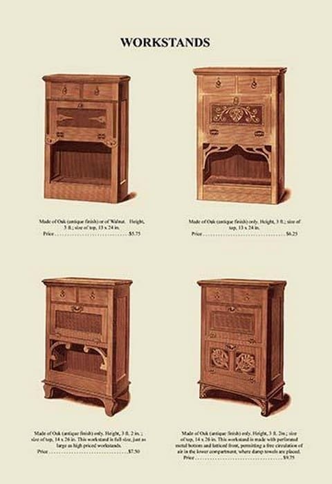Barber's Workstands - Art Print